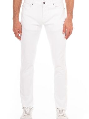 Fidelity Denim TORINO-OLYMPIC WHITESLIM FIT - PERFORMANCE STRETCH TWILL Size 34